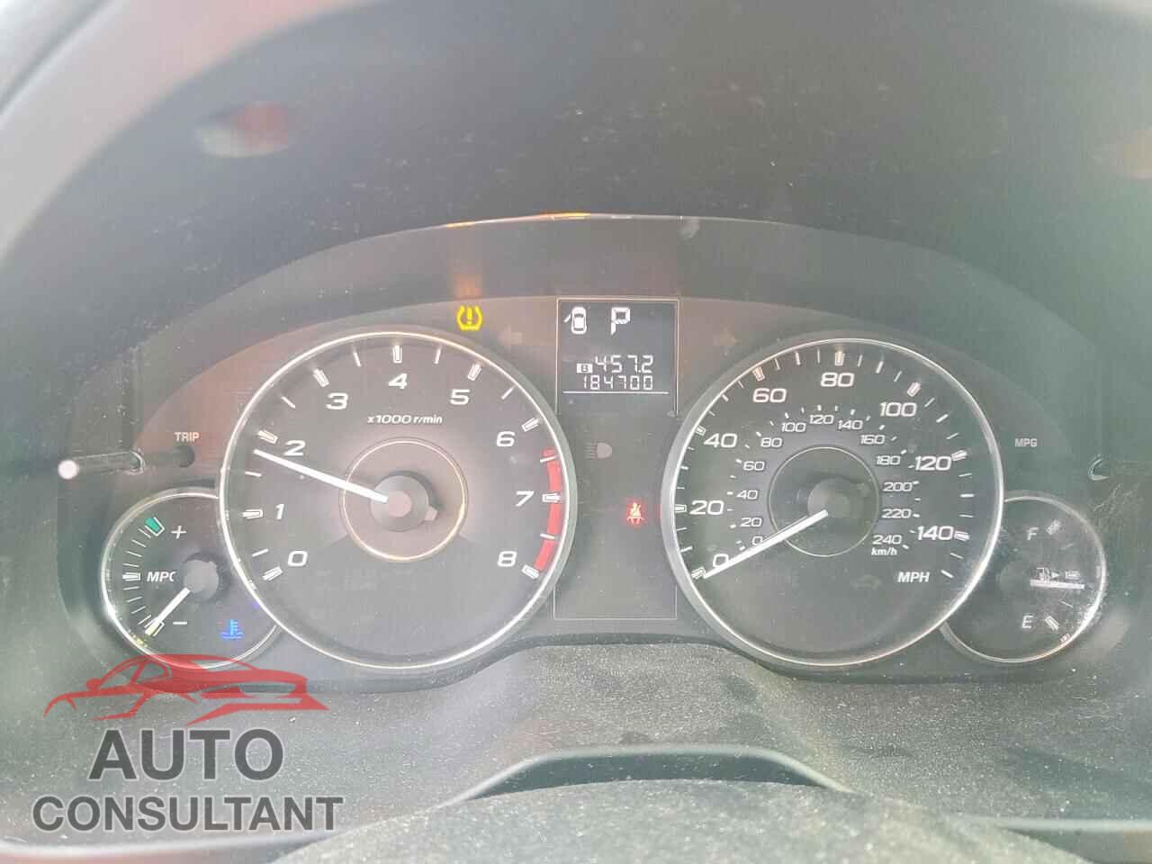 SUBARU OUTBACK 2012 - 4S4BRBCC1C3255903