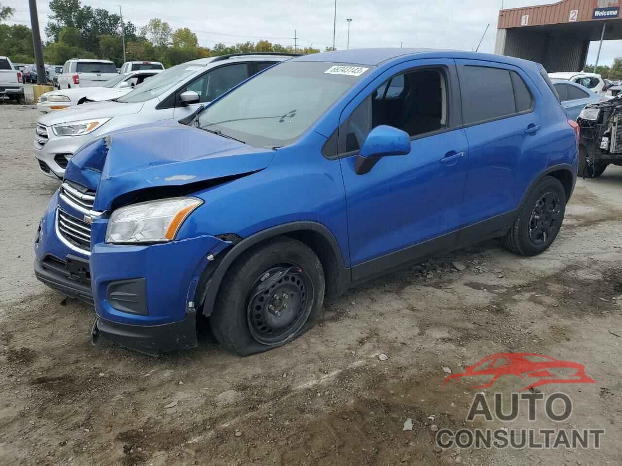 CHEVROLET TRAX 2015 - KL7CJKSB6FB172063