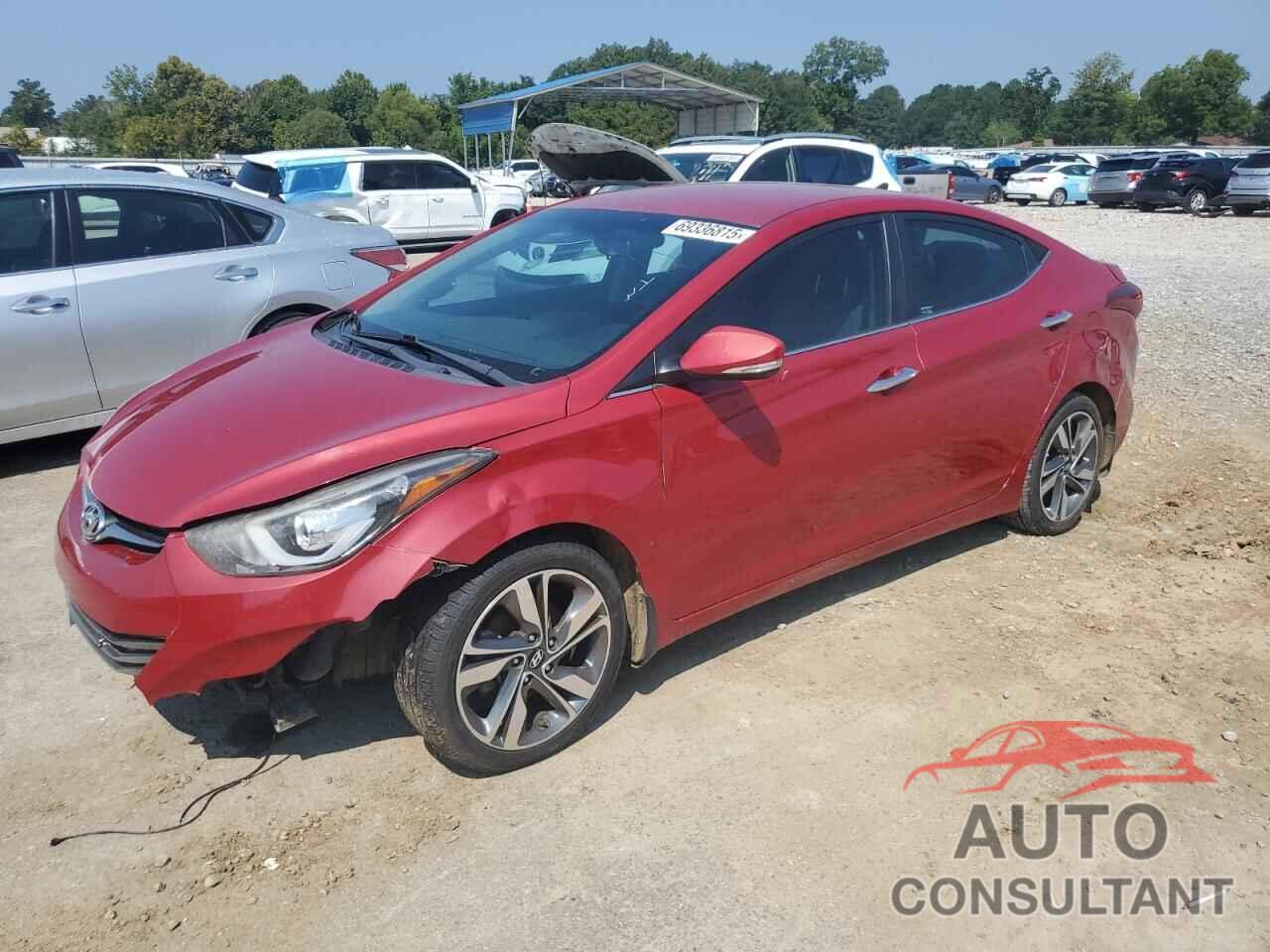 HYUNDAI ELANTRA 2014 - KMHDH4AE9EU182076
