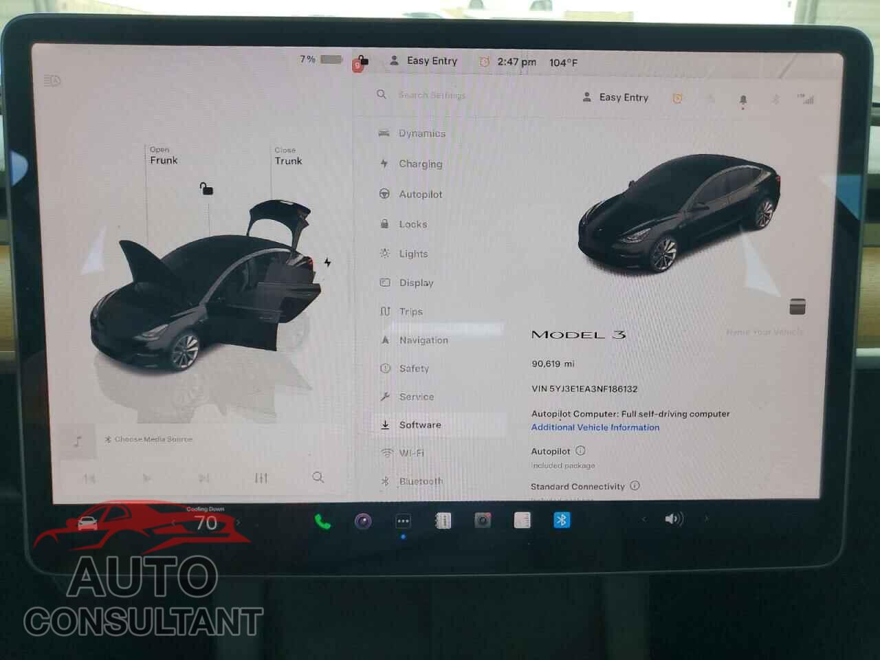 TESLA MODEL 3 2022 - 5YJ3E1EA3NF186132