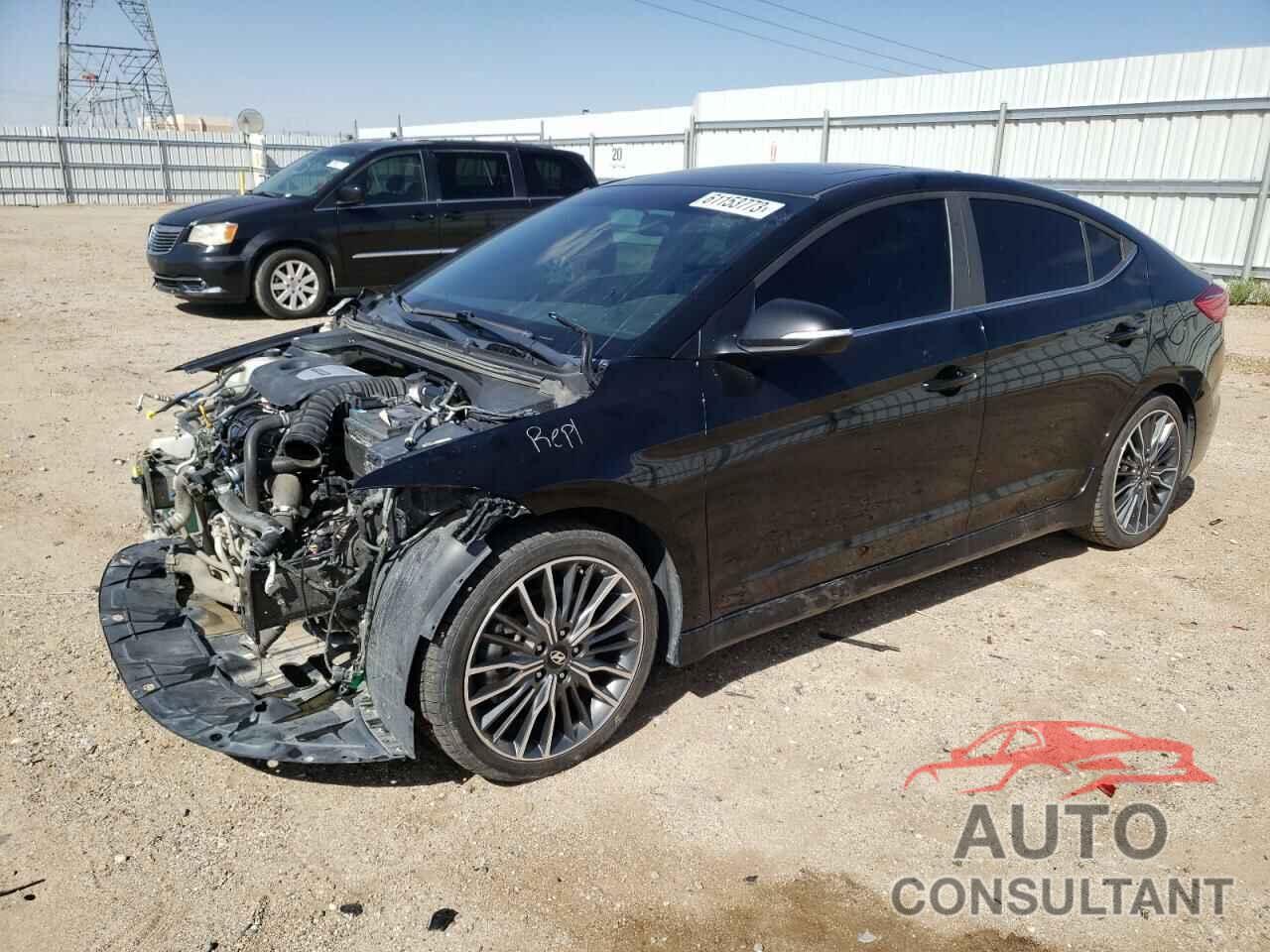 HYUNDAI ELANTRA 2018 - KMHD04LB1JU627365