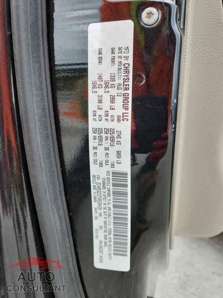 DODGE CARAVAN 2013 - 2C4RDGCG7DR528420