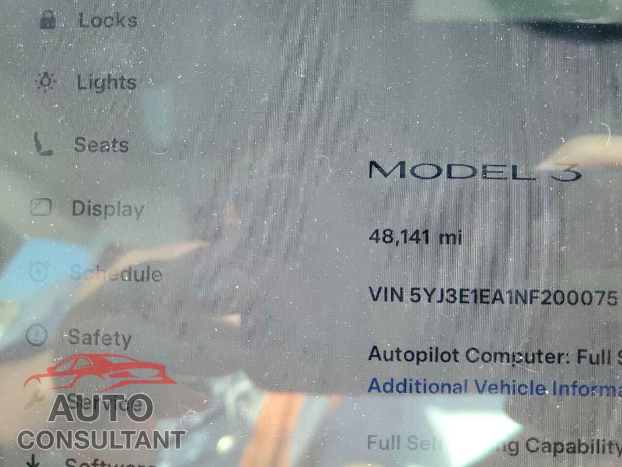 TESLA MODEL 3 2022 - 5YJ3E1EA1NF200075