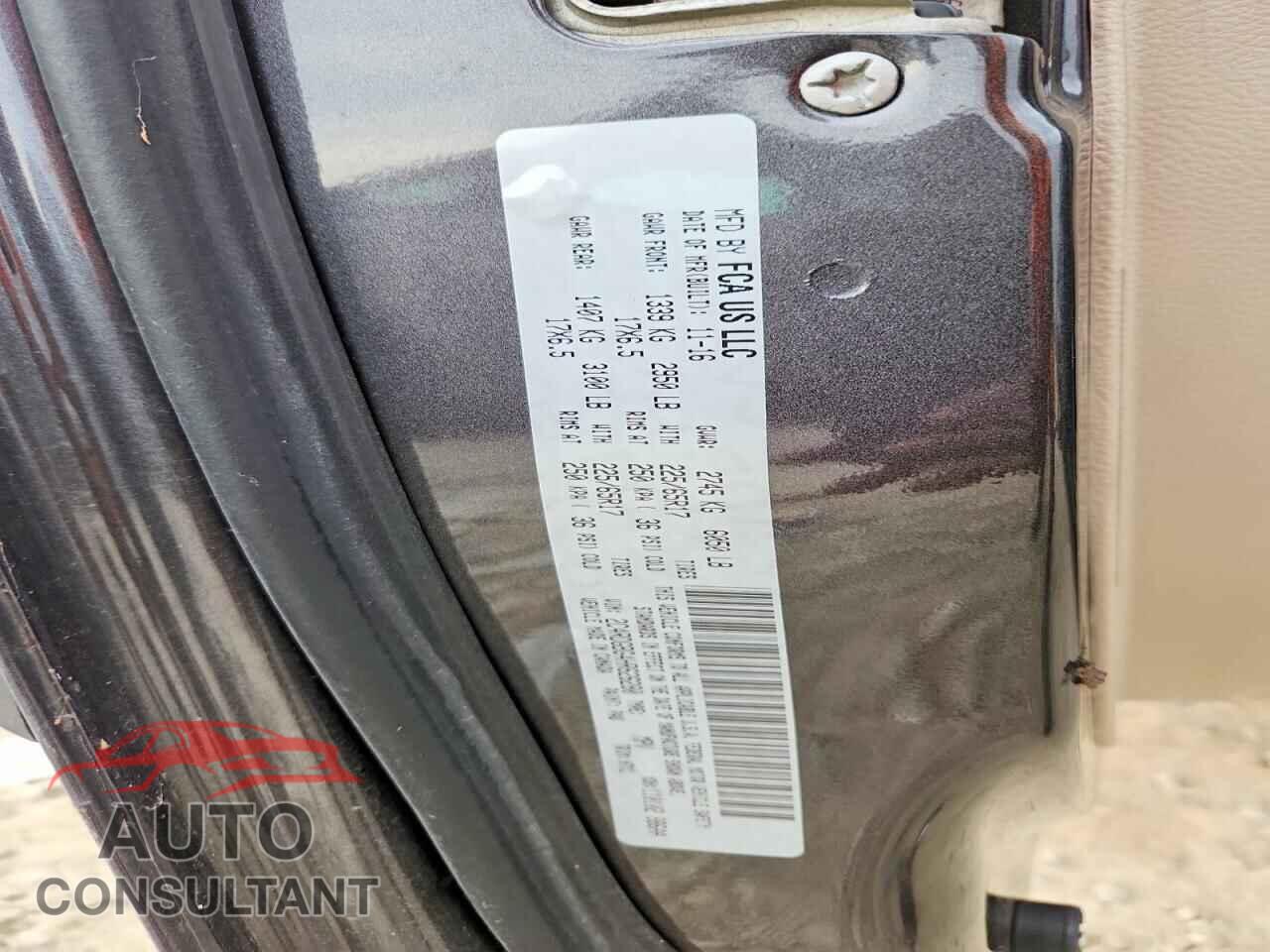 DODGE CARAVAN 2017 - 2C4RDGBG4HR626280
