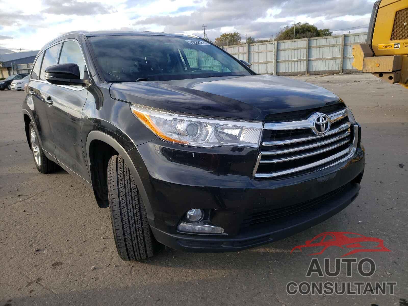 TOYOTA HIGHLANDER 2016 - 5TDDKRFHXGS291224