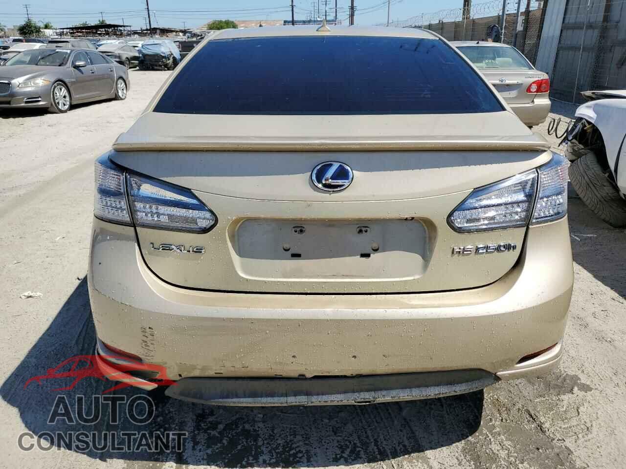 LEXUS HS 2010 - JTHBB1BA1A2022267