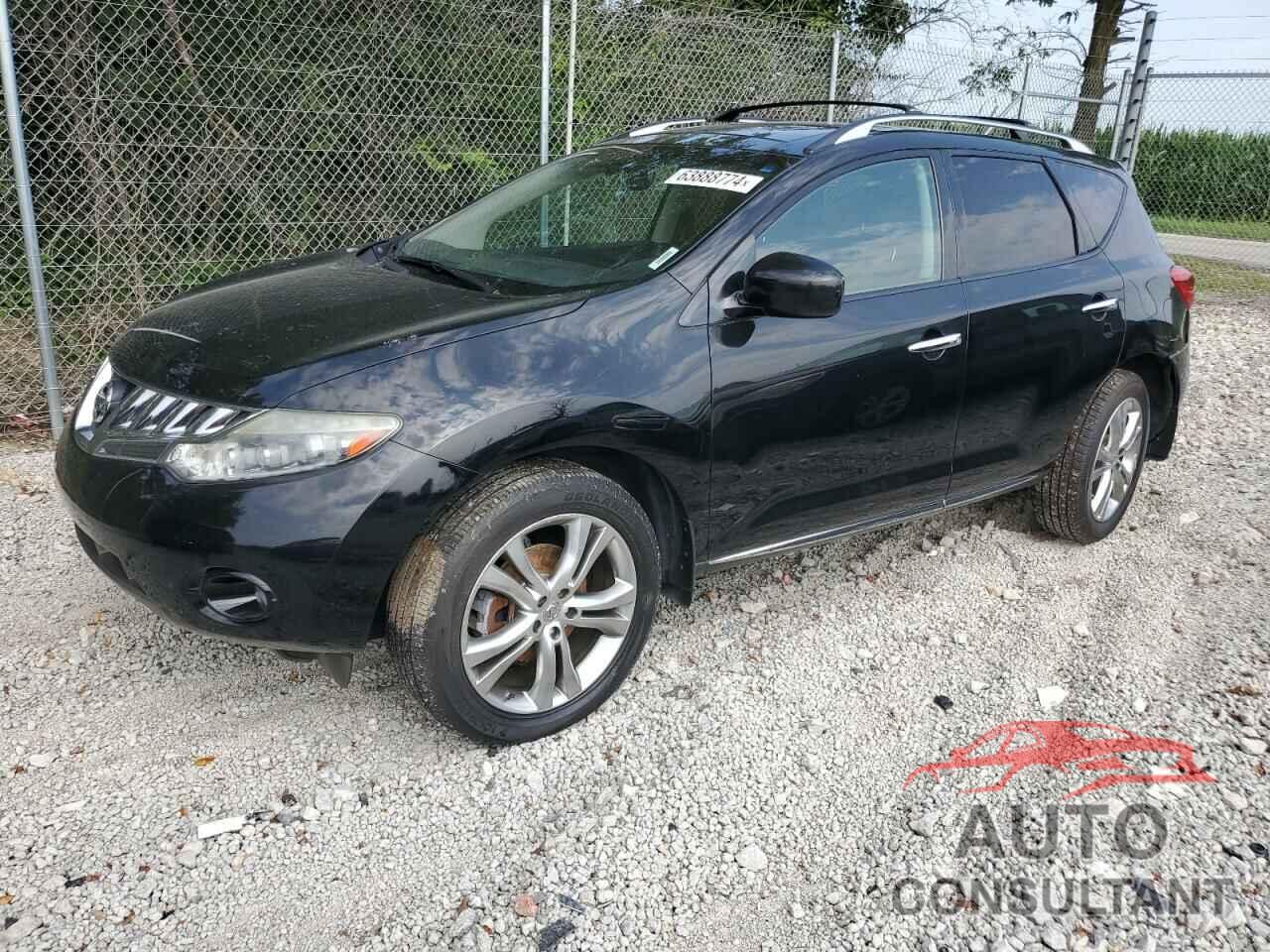 NISSAN MURANO 2010 - JN8AZ1MW3AW121557