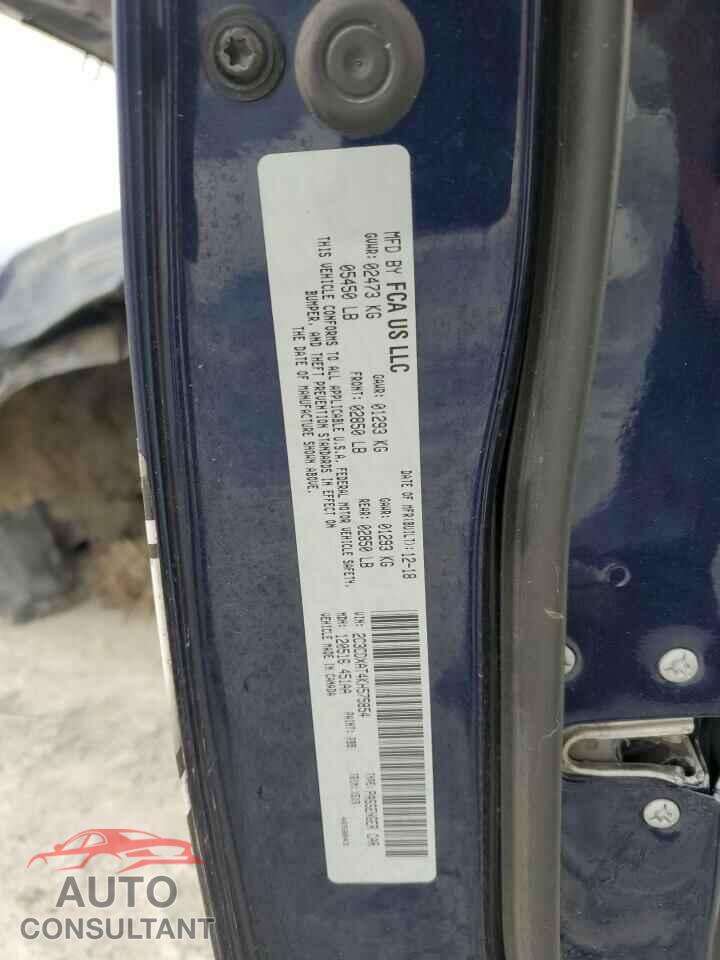DODGE CHARGER 2019 - 2C3CDXAT4KH575854
