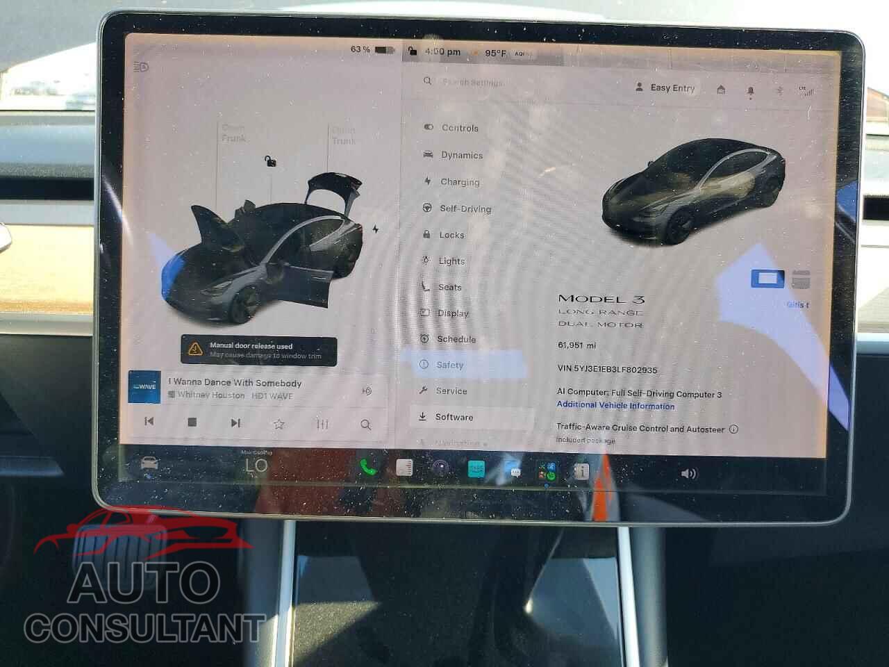 TESLA MODEL 3 2020 - 5YJ3E1EB3LF802935