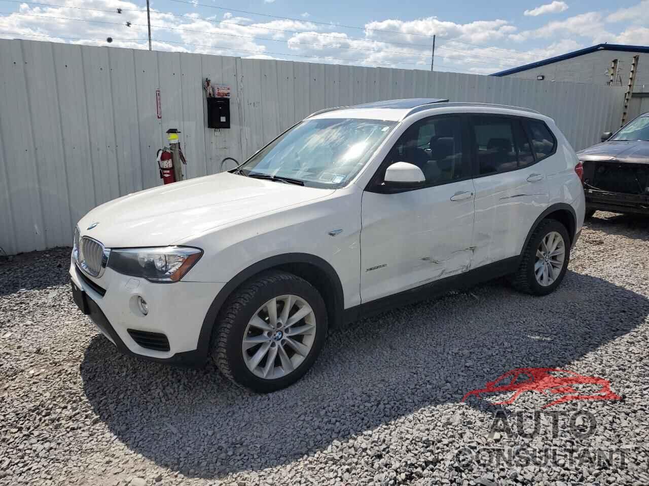 BMW X3 2016 - 5UXWX9C52G0D89253