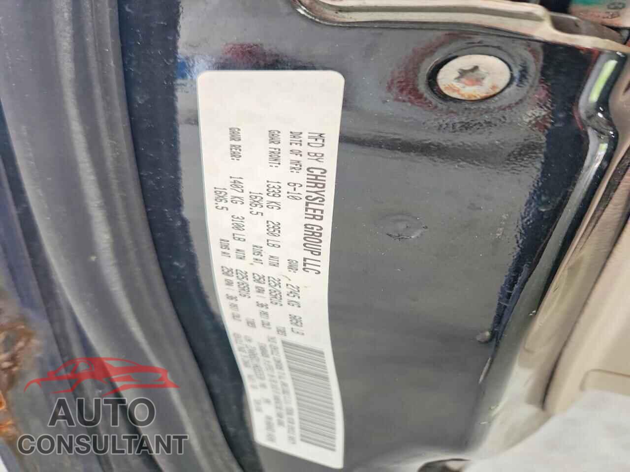 DODGE CARAVAN 2010 - 2D4RN5D11AR353530