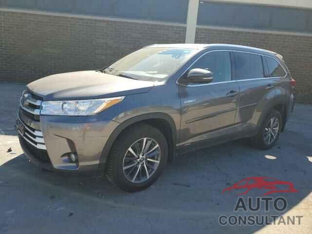 TOYOTA HIGHLANDER 2019 - 5TDJGRFH5KS063872