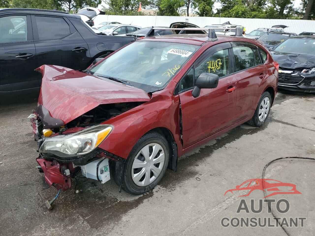 SUBARU IMPREZA 2012 - JF1GPAA69CH224351