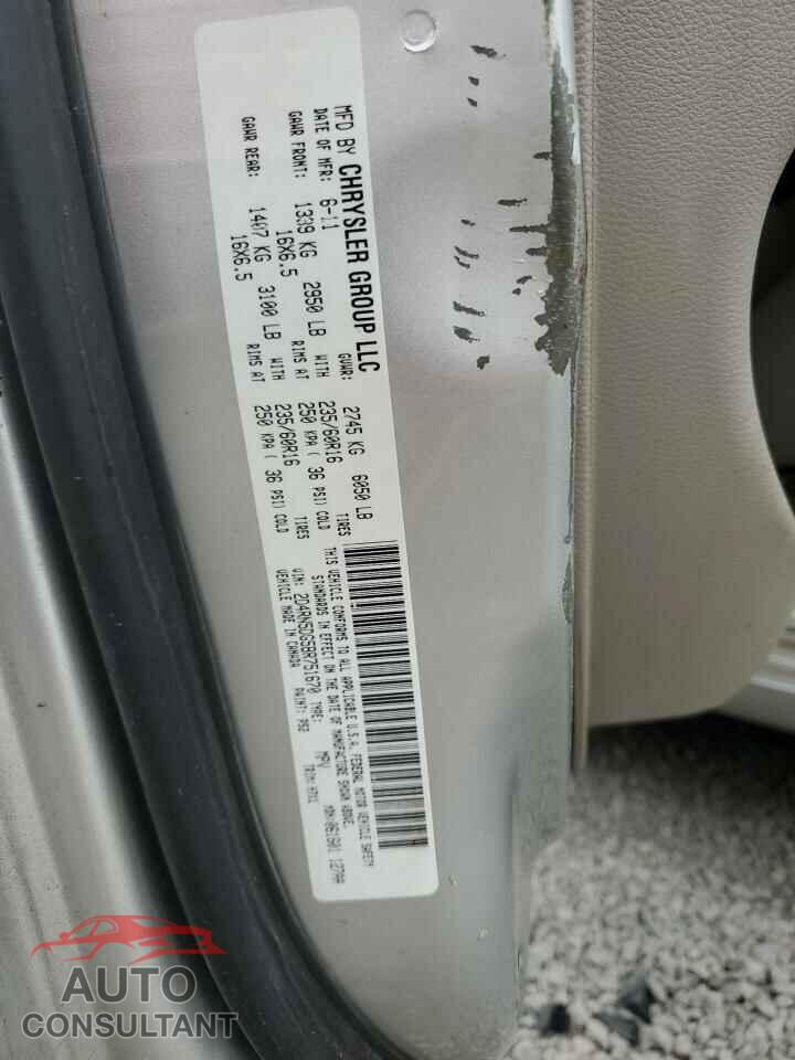 DODGE CARAVAN 2011 - 2D4RN5DG5BR751670