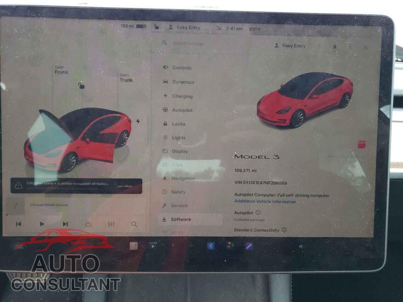TESLA MODEL 3 2022 - 5YJ3E1EA7NF286069