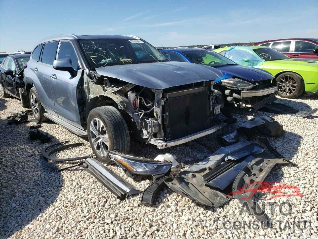 TOYOTA HIGHLANDER 2020 - 5TDGZRAH4LS008844