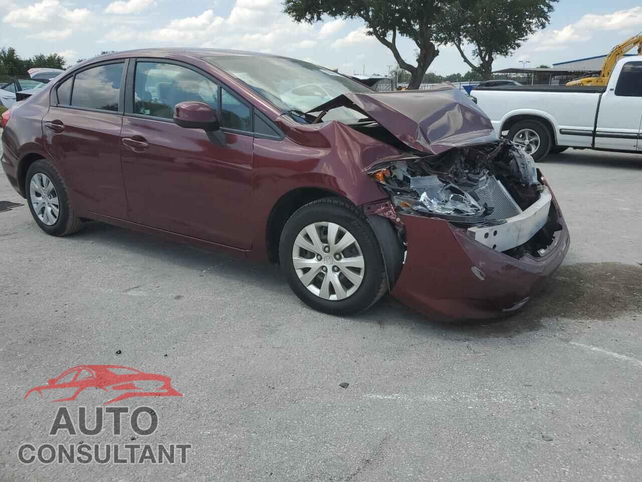 HONDA CIVIC 2012 - 19XFB2F56CE077633