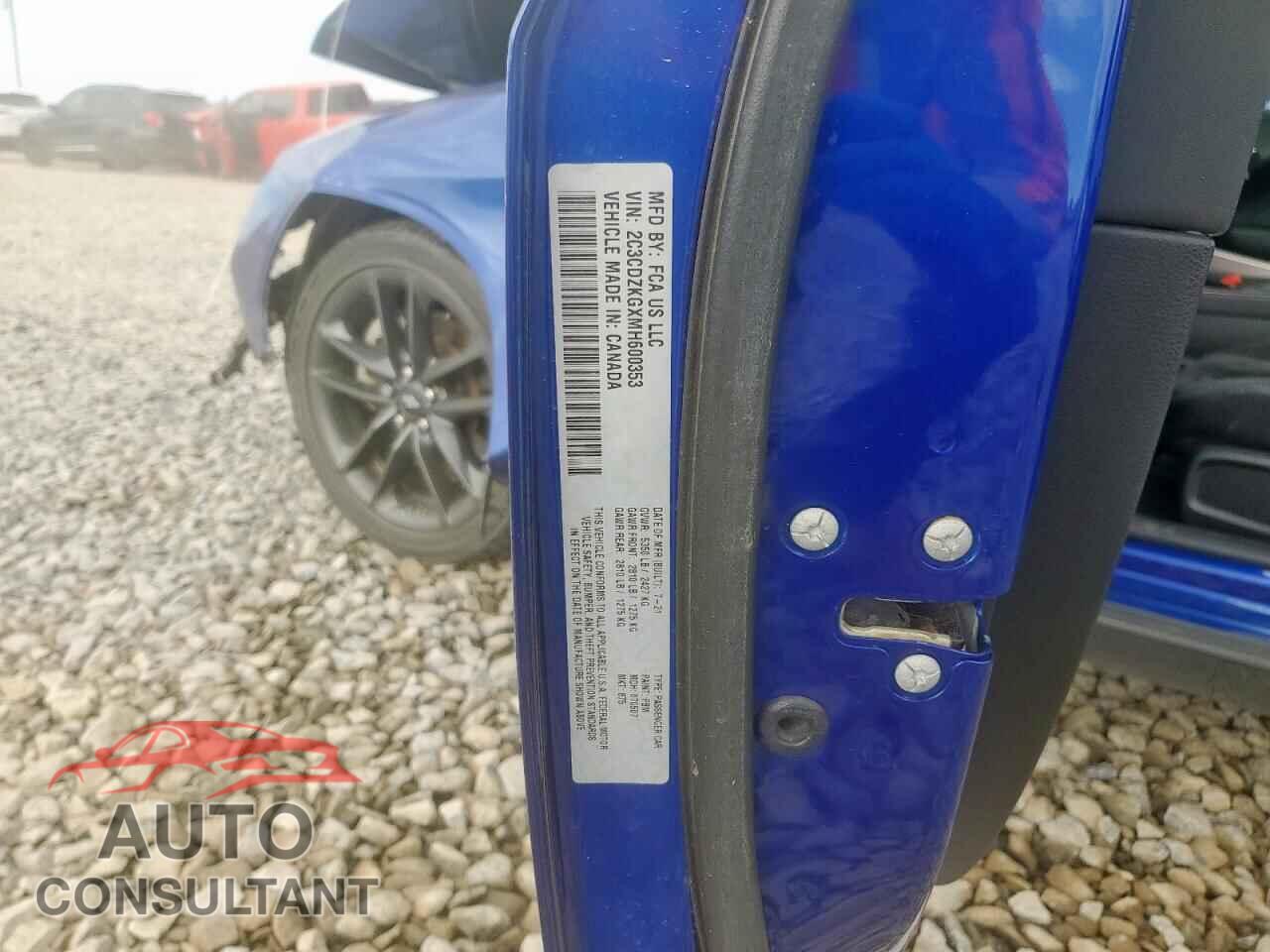 DODGE CHALLENGER 2021 - 2C3CDZKGXMH600353