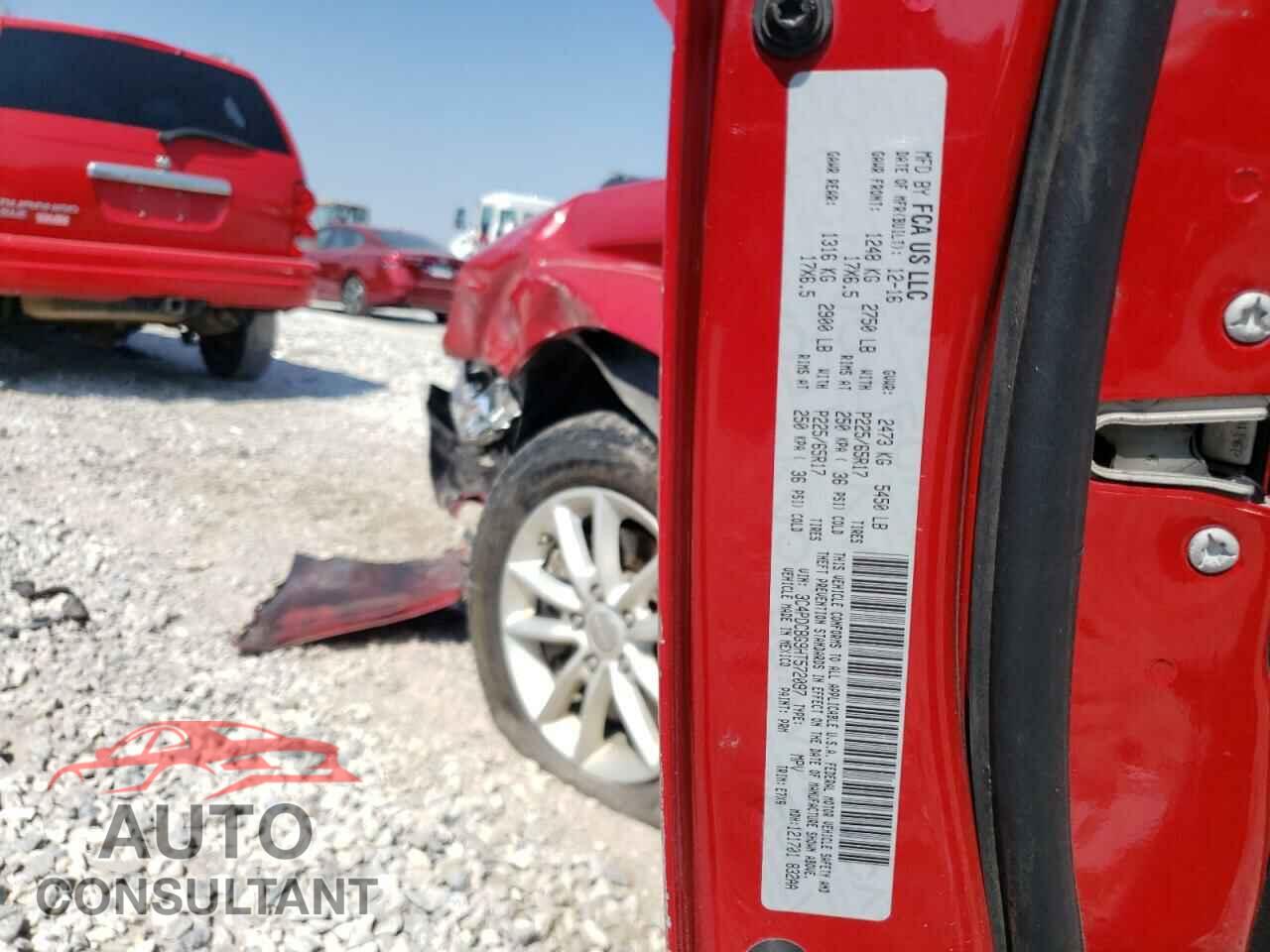 DODGE JOURNEY 2017 - 3C4PDCBG9HT572097