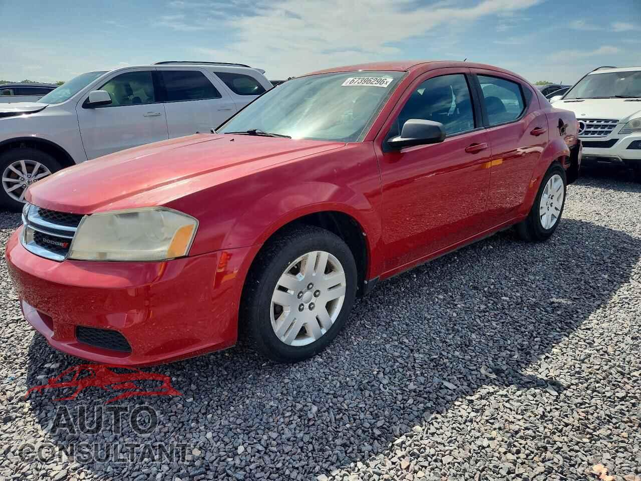 DODGE AVENGER 2013 - 1C3CDZAB8DN711478