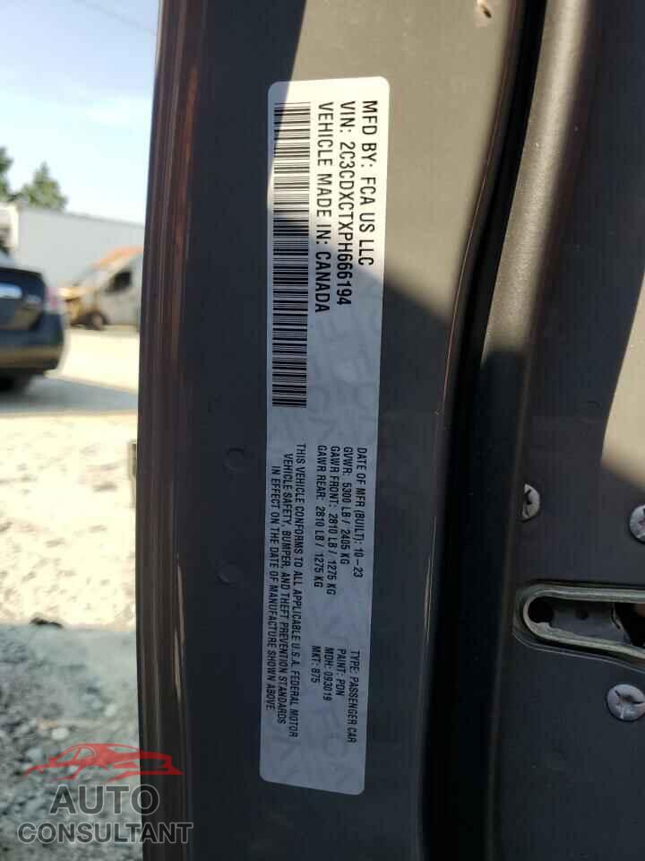 DODGE CHARGER 2023 - 2C3CDXCTXPH666194