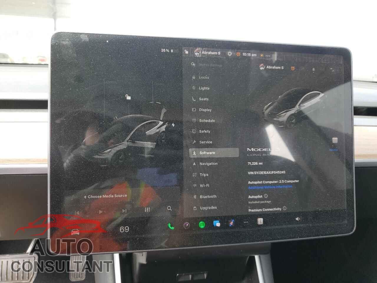 TESLA MODEL 3 2018 - 5YJ3E1EAXJF045245