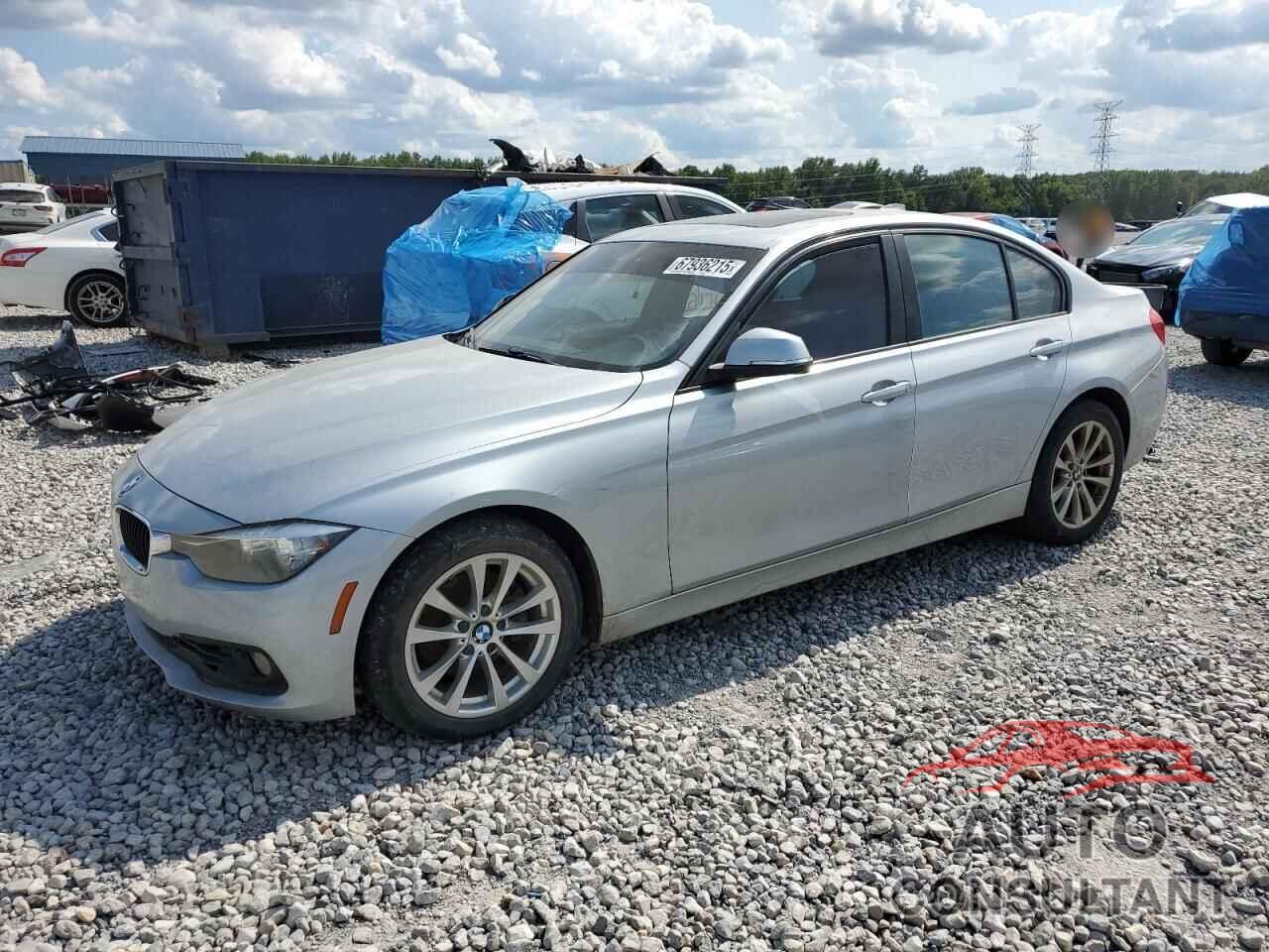 BMW 3 SERIES 2017 - WBA8E5G3XHNU42555