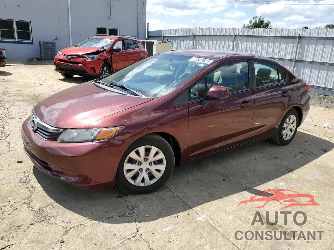 HONDA CIVIC 2012 - 19XFB2F51CE365642