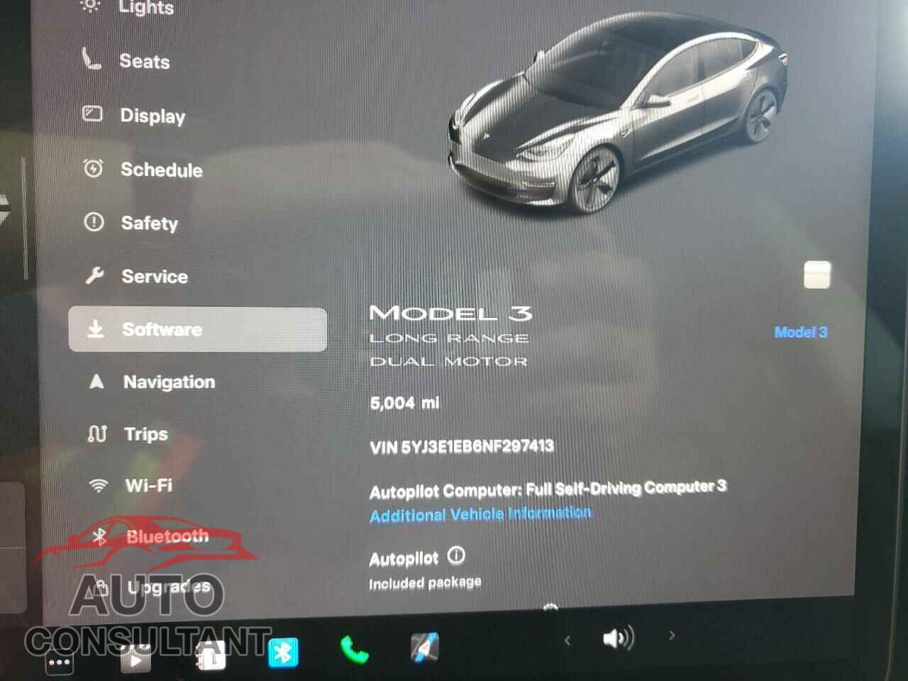 TESLA MODEL 3 2022 - 5YJ3E1EB6NF297413