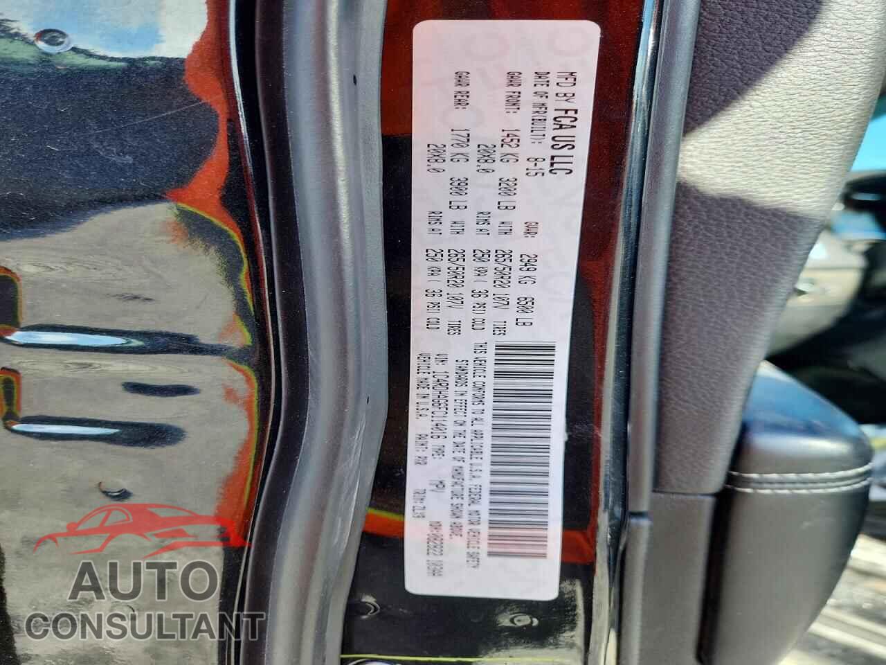 DODGE DURANGO 2015 - 1C4RDHAG6FC114016