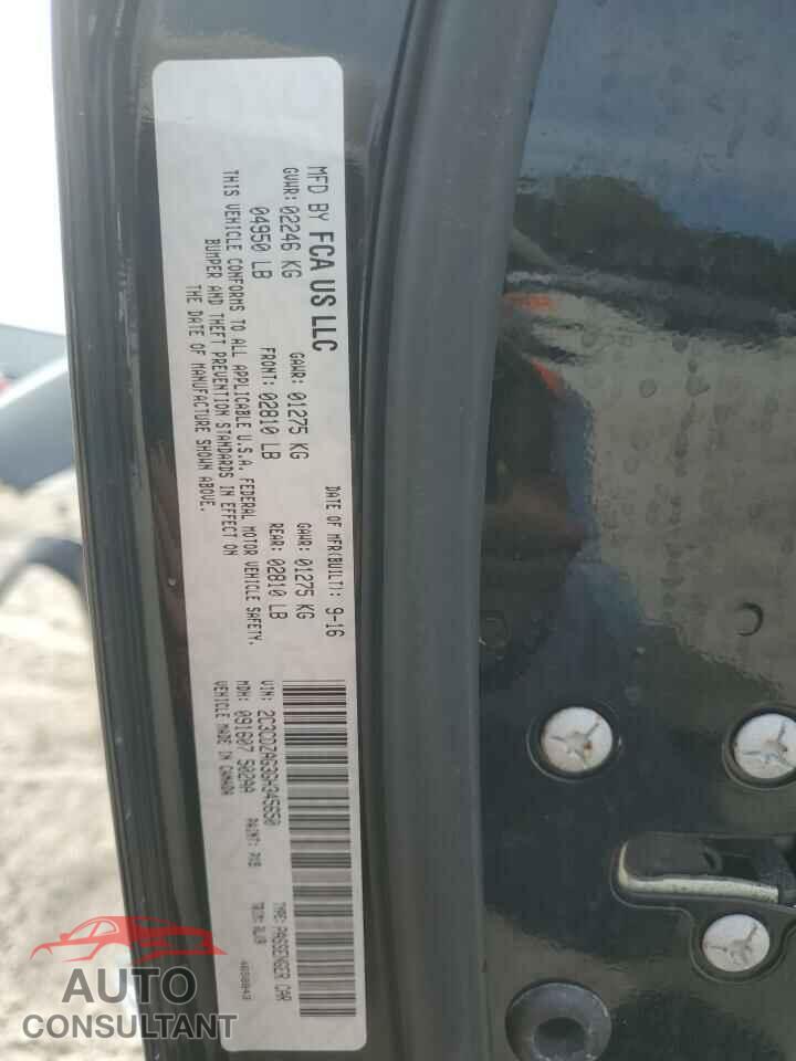 DODGE CHALLENGER 2016 - 2C3CDZAG3GH345650