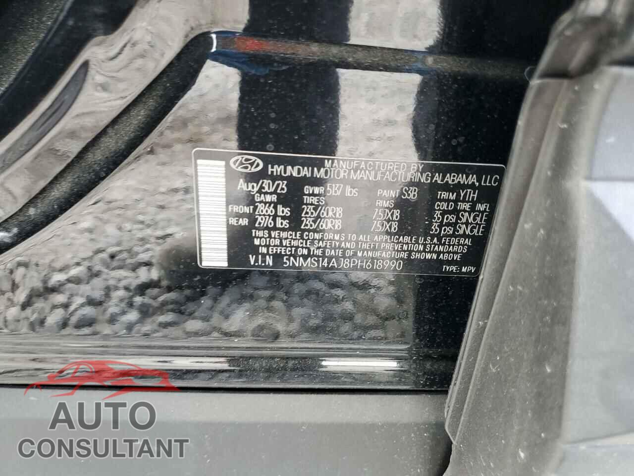 HYUNDAI SANTA FE 2023 - 5NMS14AJ8PH618990