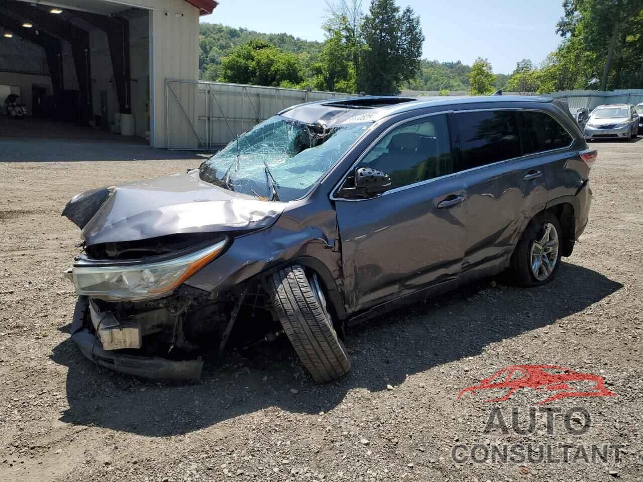 TOYOTA HIGHLANDER 2015 - 5TDDKRFH4FS124064