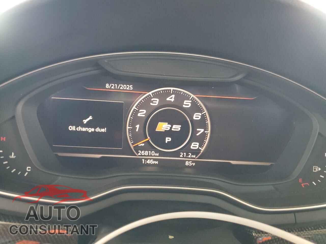 AUDI S5/RS5 2018 - WAUC4CF51JA083954