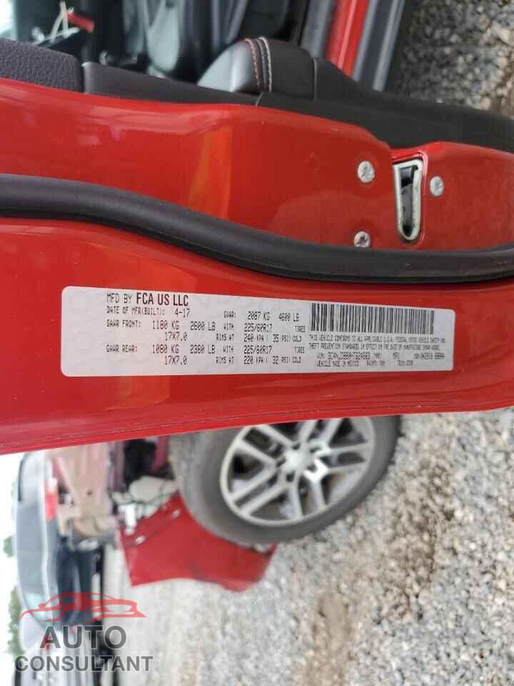 JEEP COMPASS 2017 - 3C4NJDBB0HT624663