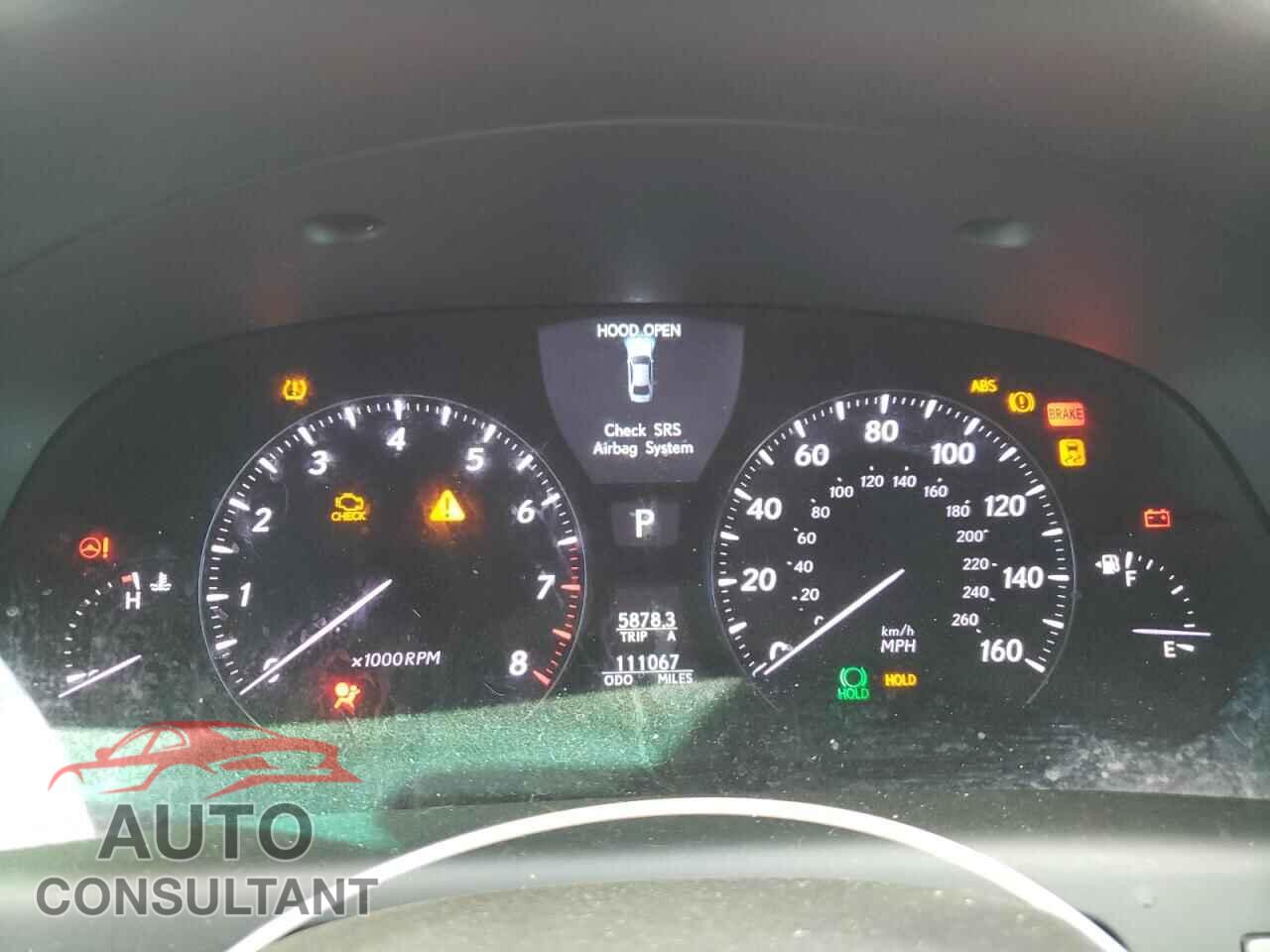 LEXUS LS460 2010 - JTHBL5EF6A5101542