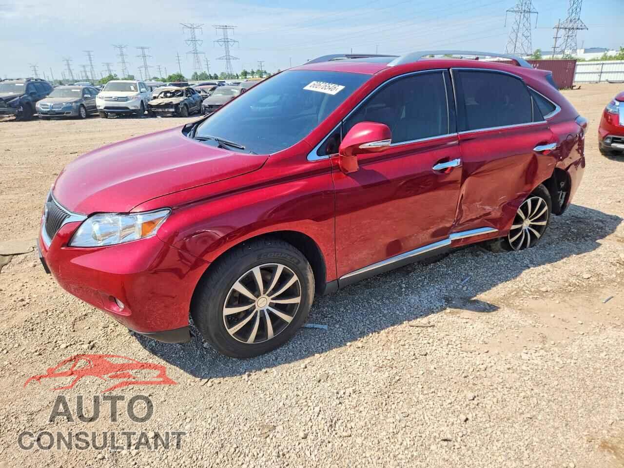 LEXUS RX350 2012 - 2T2BK1BA0CC129926