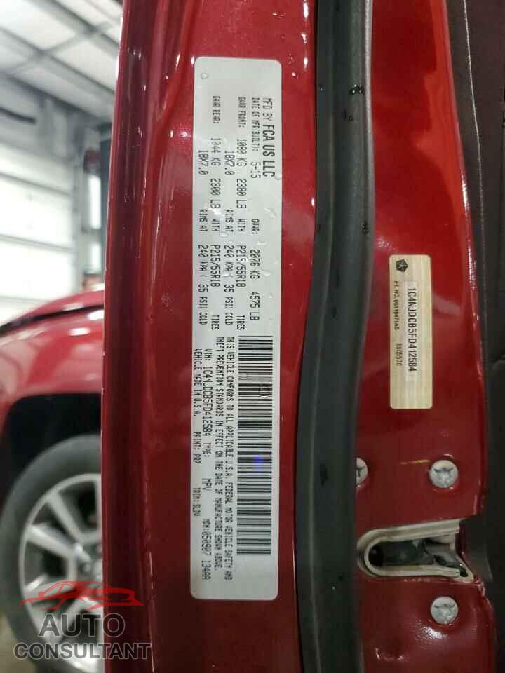 JEEP COMPASS 2015 - 1C4NJDCB5FD412584
