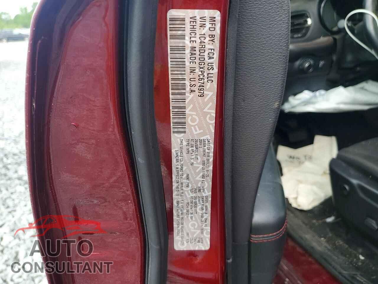 DODGE DURANGO 2023 - 1C4RDJDGXPC674979