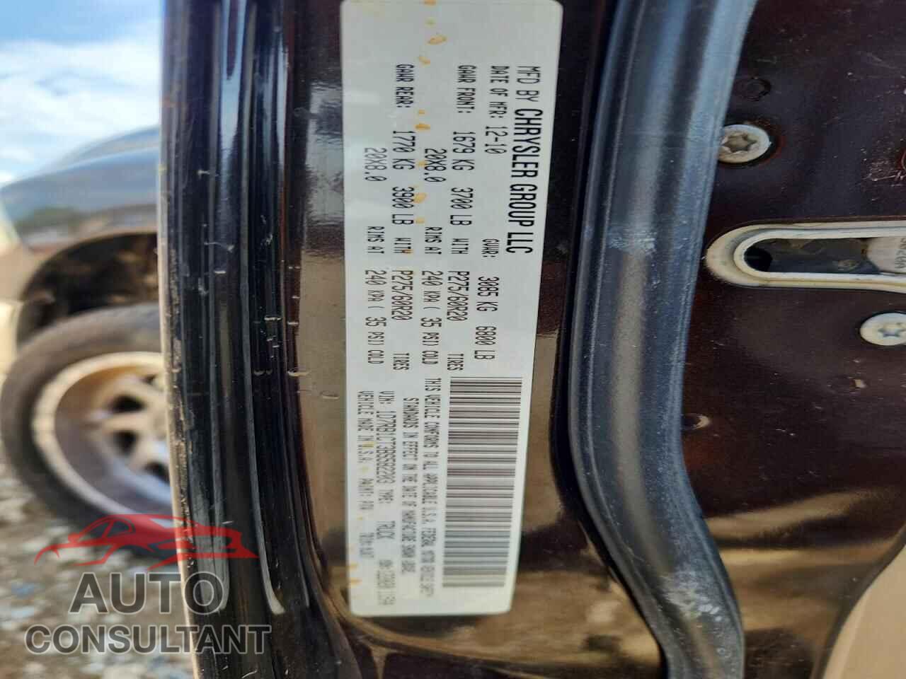 DODGE RAM 1500 2011 - 1D7RB1CT3BS582203