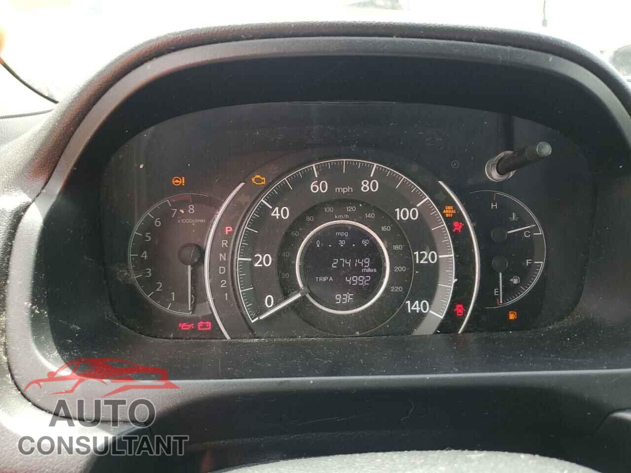 HONDA CRV 2012 - 5J6RM3H79CL005502