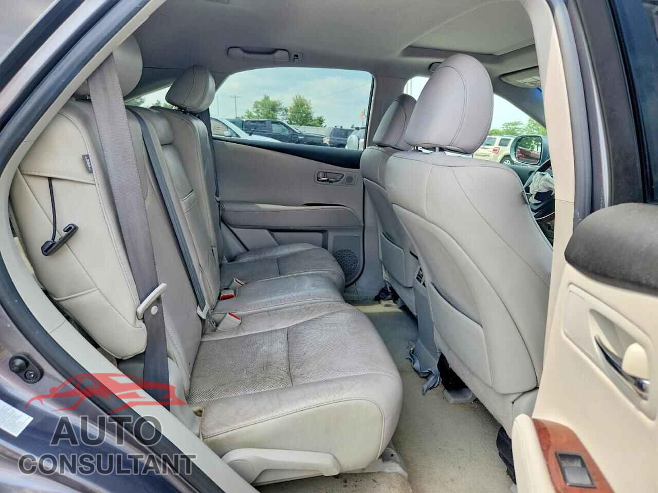 LEXUS RX350 2012 - 2T2BK1BA6CC147931