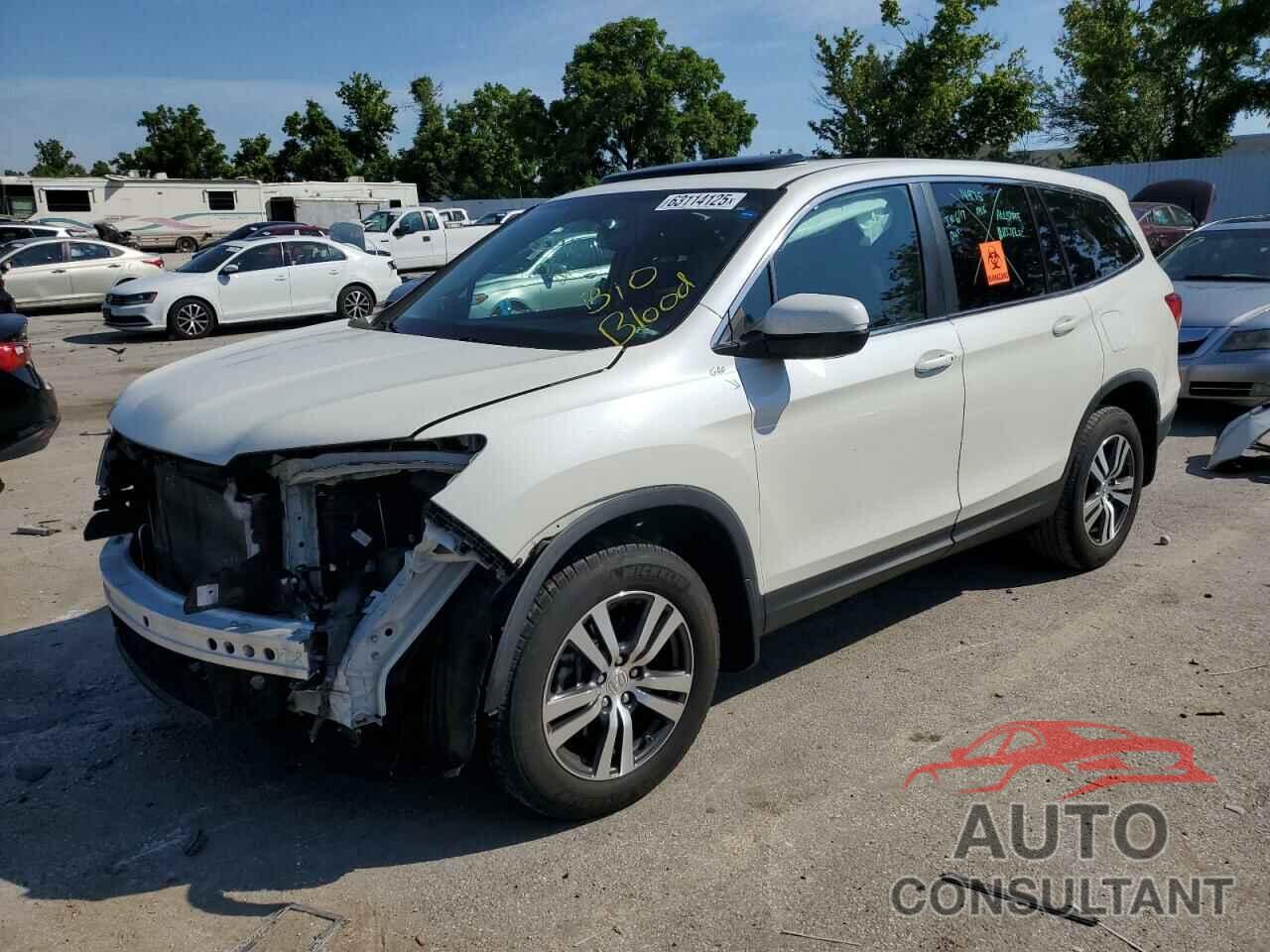 HONDA PILOT 2017 - 5FNYF6H50HB067005