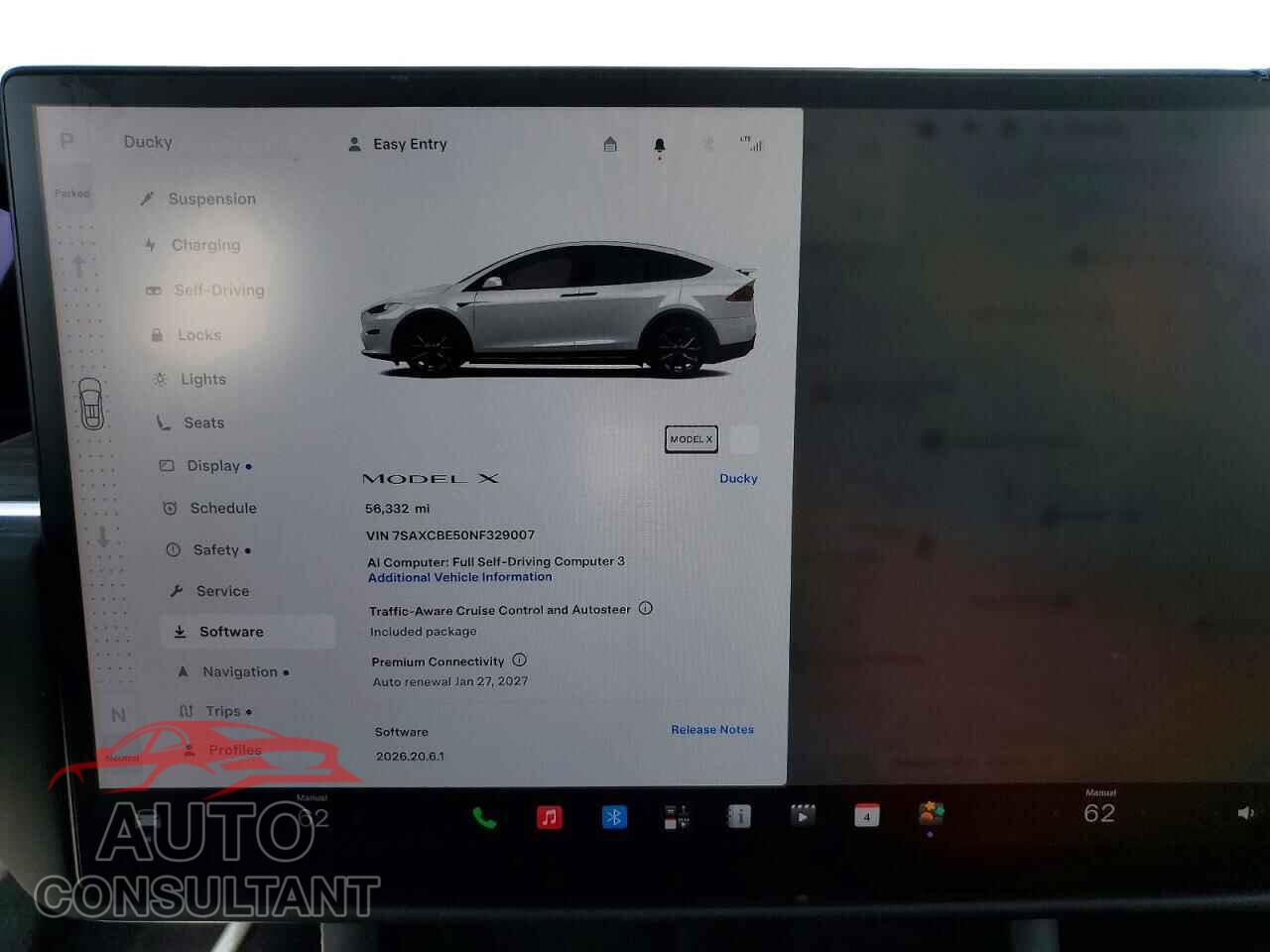 TESLA MODEL X 2022 - 7SAXCBE50NF329007