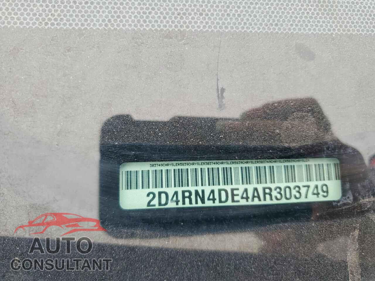 DODGE CARAVAN 2010 - 2D4RN4DE4AR303749