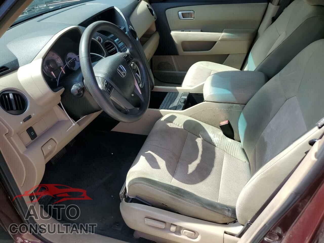 HONDA PILOT 2011 - 5FNYF3H40BB011224