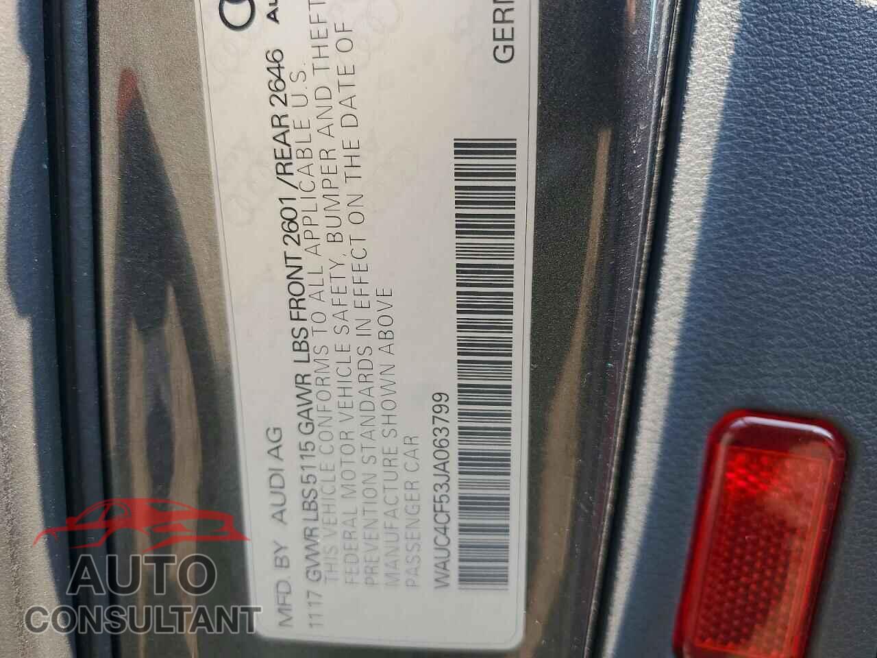 AUDI S5/RS5 2018 - WAUC4CF53JA063799