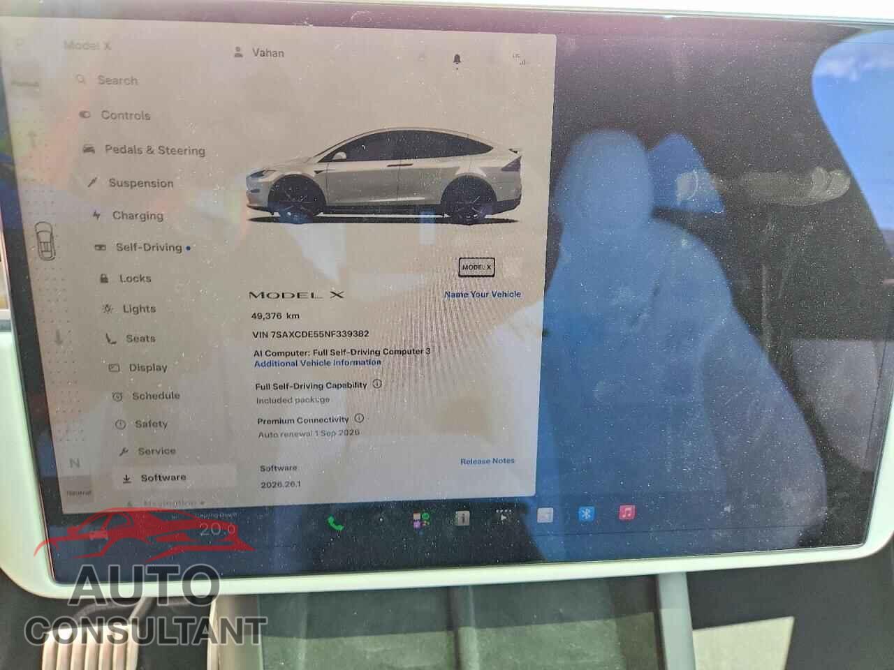 TESLA MODEL X 2022 - 7SAXCDE55NF339382