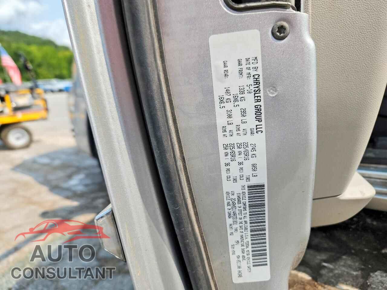DODGE CARAVAN 2010 - 2D4RN5D14AR331831