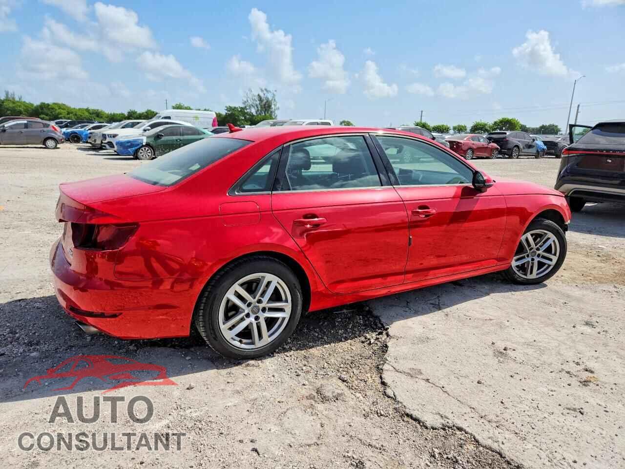 AUDI A4 2017 - WAUGMAF44HN067666